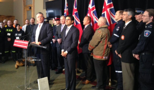Labour Minister Kevin Flynn announced the proposed legislation Feb. 18, alongside Community Safety and Correctional Services Minister Yasir Naqvi