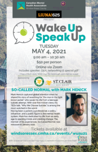 Image of poster for Wake Up Speak Up event
